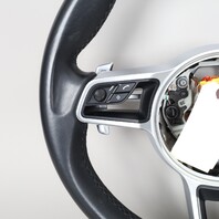 2015-2018 Porsche Cayenne Black Heated Steering Wheel OEM 95834780411