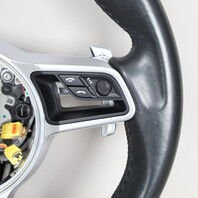 2015-2018 Porsche Cayenne Black Heated Steering Wheel OEM 95834780411