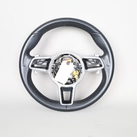 2015-2018 Porsche Cayenne Black Heated Steering Wheel OEM 95834780411