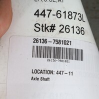 2012-2016 BMW Active 5 Left Rear Axle Shaft CV Joint 33207581021 OEM