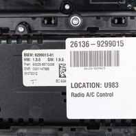2011-2016 BMW 528i 535i 550i M5 Audio Climate Control Panel 61319328425 OEM