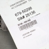 2011-2016 BMW 535i 640i 740i A/C Condenser 64509391489 OEM