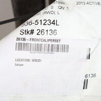 2011-2019 BMW 528i 535i 640i Front Brake Caliper Pair 34116792689 OEM