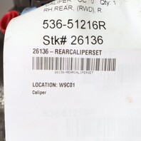 2011-2016 BMW 528i 535i Rear Brake Caliper Pair Set 34216793041 OEM