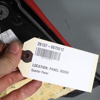 2008-2013 BMW 328i 335i M3 E93 Right Quarter  Trim Panel Coral Red OEM