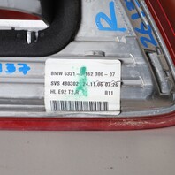2007-2010 BMW 328i 335i M3 Coupe Right Tail Light 63217162300 OEM
