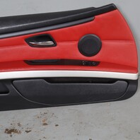 2008-2013 BMW 328i 335i M3 Left Front Door Panel Coral Red OEM