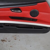 2008-2013 BMW 328i 335i M3 Left Front Door Panel Coral Red OEM