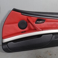 2008-2013 BMW 328i 335i M3 Right Front Door Panel Coral Red OEM