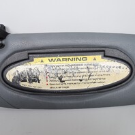 2006-2012 Porsche 911 997 Convertible Right Sun Visor Leatherette Grey OEM