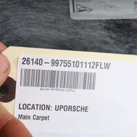 2005-2012 Porsche 911 997 Convertible Floor Carpet Black OEM