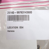 2005-2008 Porsche 911 997 Tail Light Wiring Harness OEM 99763143600