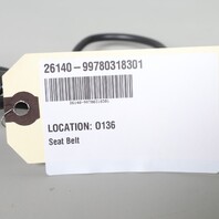 Porsche 911 997 Boxster Cayman 987 Front Seat Belt Buckle Receiver OEM