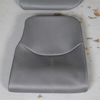 2009 Porsche 911 997 Cabrio Rear Seat Set Upper Lower Grey Leatherette OEM