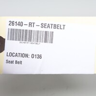 2002-2013 Porsche 911 996 997 Convertible Right Passenger Front Seat Belt OEM