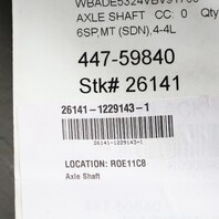 1997-2003 BMW 540i 6 Speed Rear Axle Shaft CV Joint OEM 33211229143