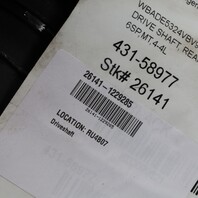 1997-2003 BMW 540i 6 Speed Rear Rear Driveshaft Propeller Shaft OEM