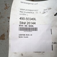 2009-2011 BMW 328ix 335i E90 Sedan Left Rear Spindle Knuckle Hub 33326783667 OEM