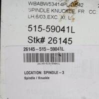 2001-2006 BMW 325i 330i Z4 Left Front Spindle Knuckle Hub 31211096429 OEM