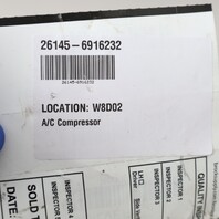 01-05 BMW 325i / 04-06 BMW X3 A/C Compressor 64526916232 OEM