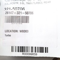 2008-2010 BMW 135i 535i N55 Twin Turbo Rear Turbocharger 11657593017 OEM