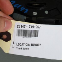 2009-2016 BMW Z4 E89 Trunk Lid Latch Locking Mechanism OEM 51247191257