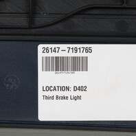 2009-2016 BMW Z4 E89 3rd Brake High Mount Stop Light Tiefsee Blue OEM