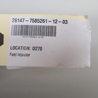 BMW Fuel Injector N54 N63 135 335 535 550 X5 X6 Index 12 / 13537585261-12 OEM