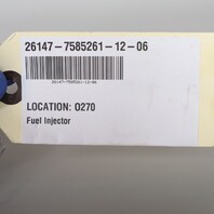 BMW Fuel Injector N54 N63 135 335 535 550 X5 X6 Index 12 / 13537585261-12 OEM