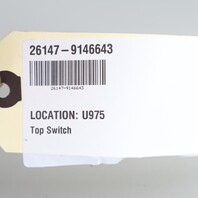 2009-2016 BMW Z4 E89 Convertible Top Switch OEM 61319146643 NOTE