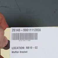 2002-2004 Porsche 911 996 Right Muffler Support Bracket 99611112856 OEM