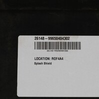 1997-2004 Porsche 911 Boxster Center Floor Panel Undertray Splash Panel OEM NOTE