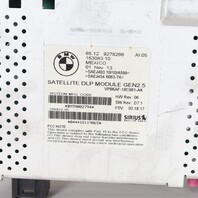 BMW Sirius Satellite Radio Tuner Control Module 65129278266 OEM