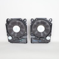 2008-2013 BMW 328i 335i M3 X1 Floor Speaker Subwoofer Set Pair 65139143143 OEM