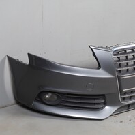 2009-2012 Audi A4 Front Bumper Cover With Grilles Monsoon Gray OEM