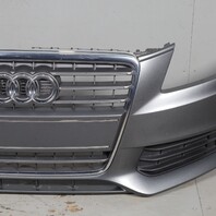 2009-2012 Audi A4 Front Bumper Cover With Grilles Monsoon Gray OEM