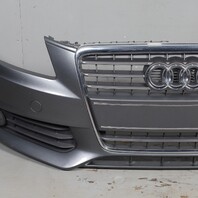 2009-2012 Audi A4 Front Bumper Cover With Grilles Monsoon Gray OEM