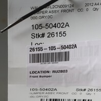 2009-2012 Audi A4 Front Bumper Cover With Grilles Monsoon Gray OEM