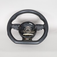 2013-2016 Audi S4 Steering Wheel Flat Bottom Paddle Shift OEM 8K0419091CH