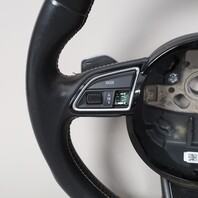 2013-2016 Audi S4 Steering Wheel Flat Bottom Paddle Shift OEM 8K0419091CH