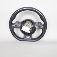 2013-2016 Audi S4 Steering Wheel Flat Bottom Paddle Shift OEM 8K0419091CH