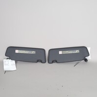2013-2016 Audi A4 S4 Black Sun Visor Set Right / Left Pair OEM