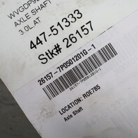 2011-2018 Porsche Cayenne VW Touareg Rear Axle Shaft CV Joint OEM 7P0501201D