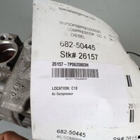 2011-2016 Volkswagen Touareg 3.0 Diesel A/C Compressor 7P0820803D OEM