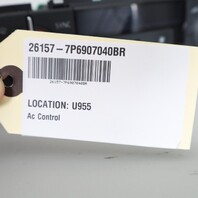 2013-2014 Volkswagen Touareg Climate Control Panel OEM 7P6907040BR