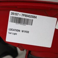 2013-2017 Volkswagen Touareg Right Passenger  Tail Light Lamp LED OEM