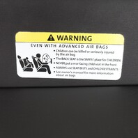 2011-2017 Volkswagen Touareg Sun Visor Pair Set Right Left Black OEM