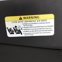 2011-2017 Volkswagen Touareg Sun Visor Pair Set Right Left Black OEM