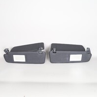 2011-2017 Volkswagen Touareg Sun Visor Pair Set Right Left Black OEM
