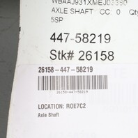 1984-1991 BMW 318i 325e M3 Rear Axle Shaft CV Joint OEM 33211226901